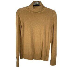 Everlane Womens Camel Turtleneck Sweater XS 89% Cashmere & 10% Nylon neutral